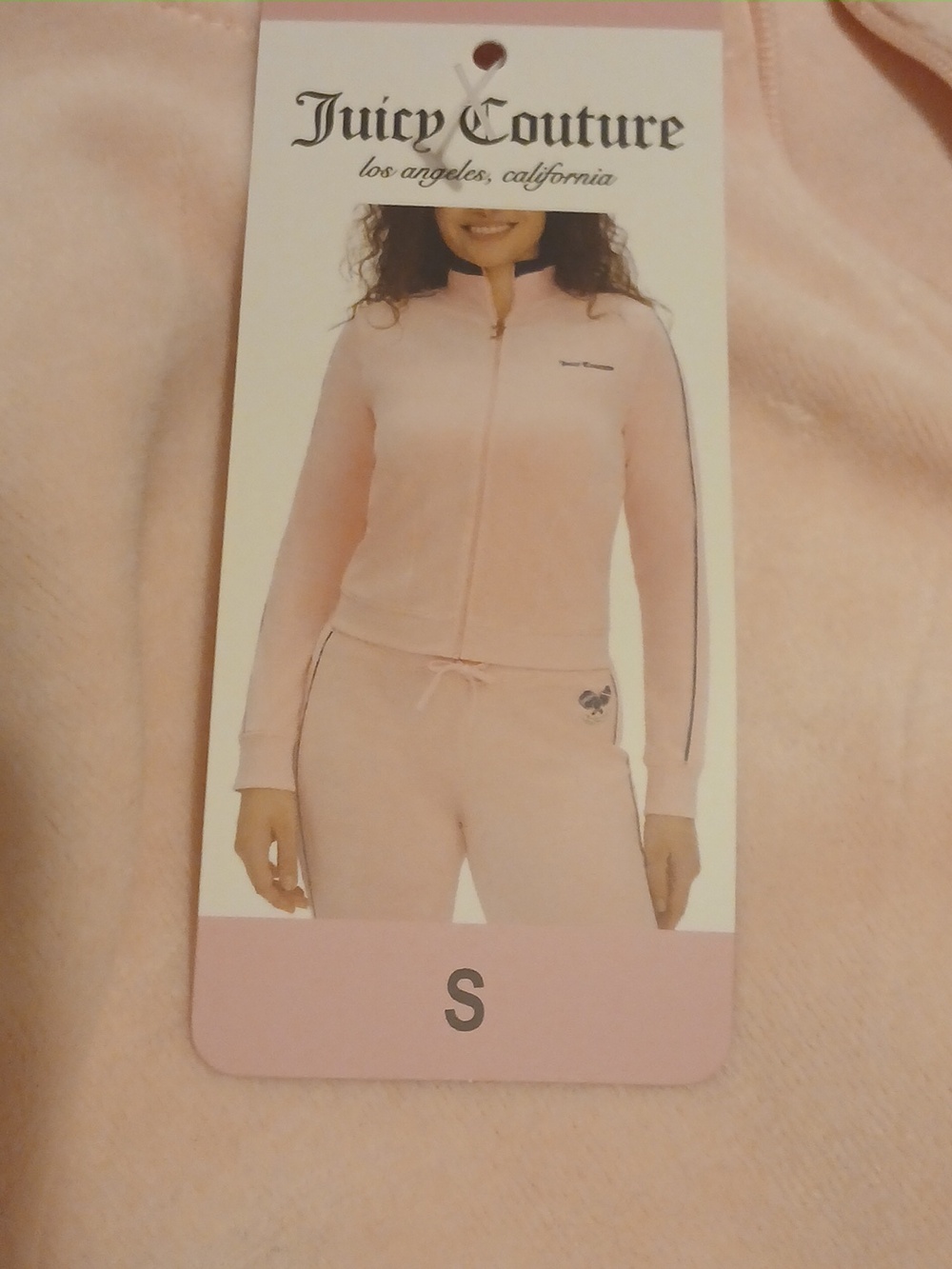 Juicy Couture Pink Girls Two-Piece Velour 2 Piece Set